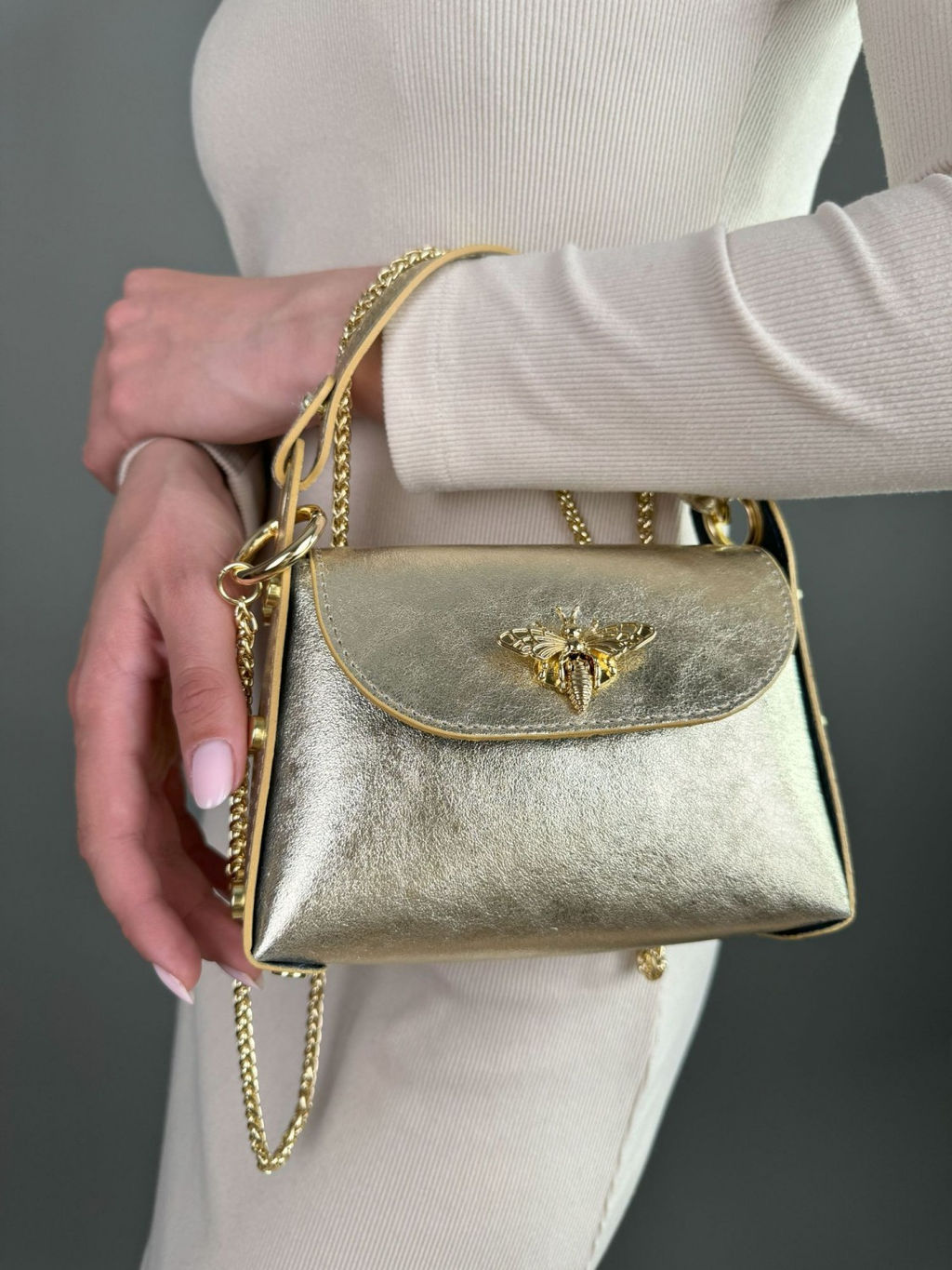 Сумка женская из телячьей кожи