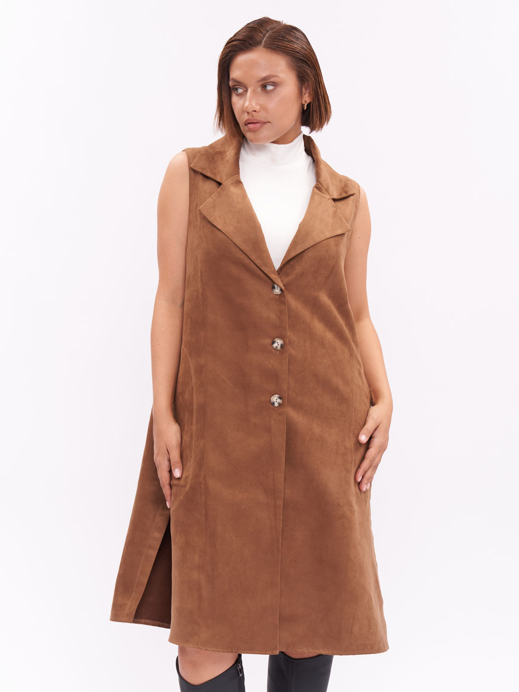 Жакет замшевый ZGL10730BEG17 - Артесса фото 5