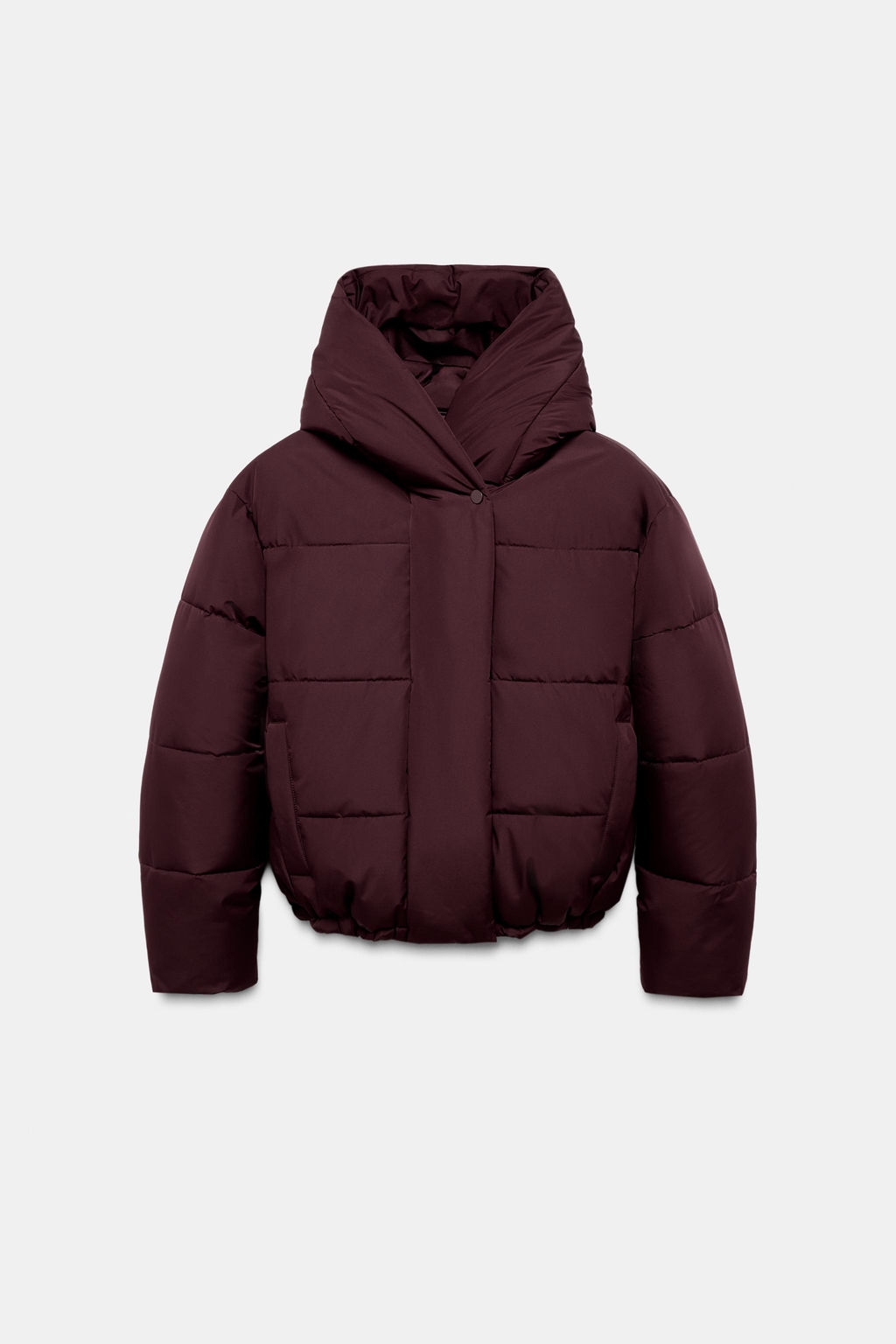 SHORT WATER-REPELLENT WINDPROOF HOODED ANORAK - Zara фото 18