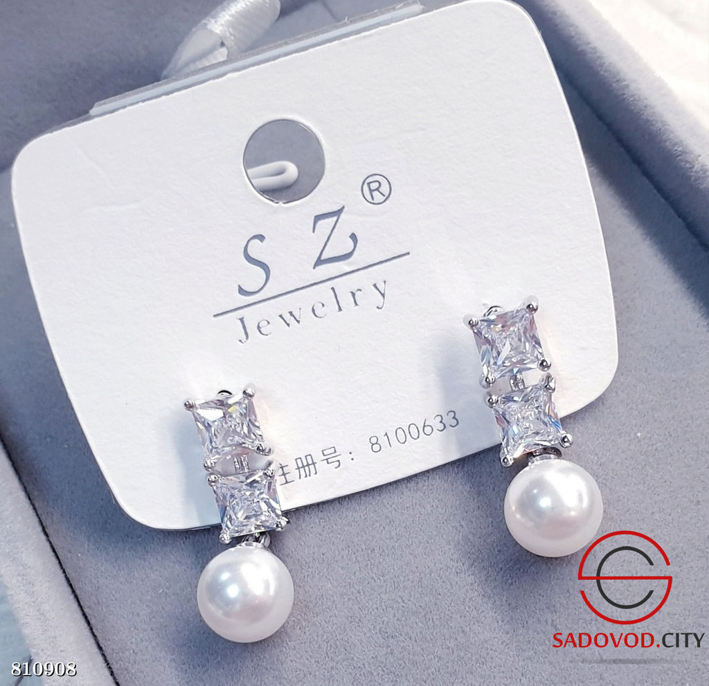 Серьги женские с жемчугом - Bruno фото 4