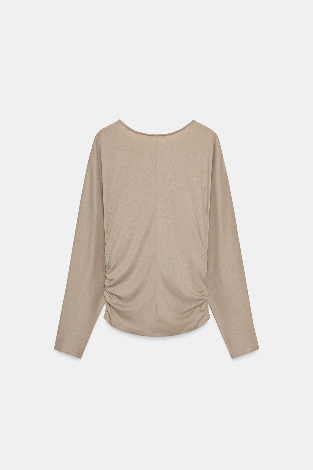 SIDE DRAPED T-SHIRT - Zara фото 6