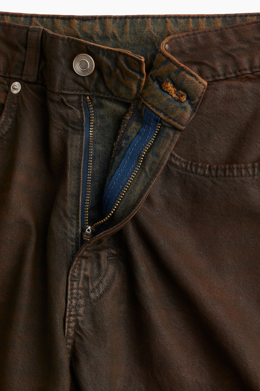 Pantalon revestido de sarga - H&m фото 10