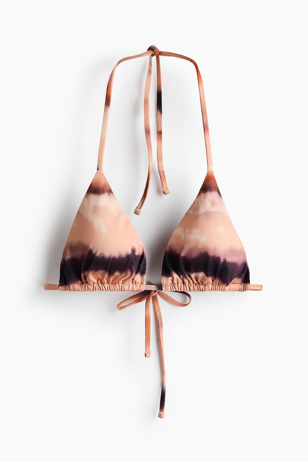 Top de bikini triangular con relleno