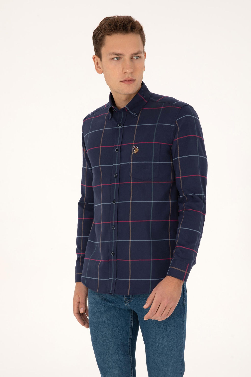 Erkek Lacivert Uzun Kollu G_mlek - U.s. polo assn фото 10