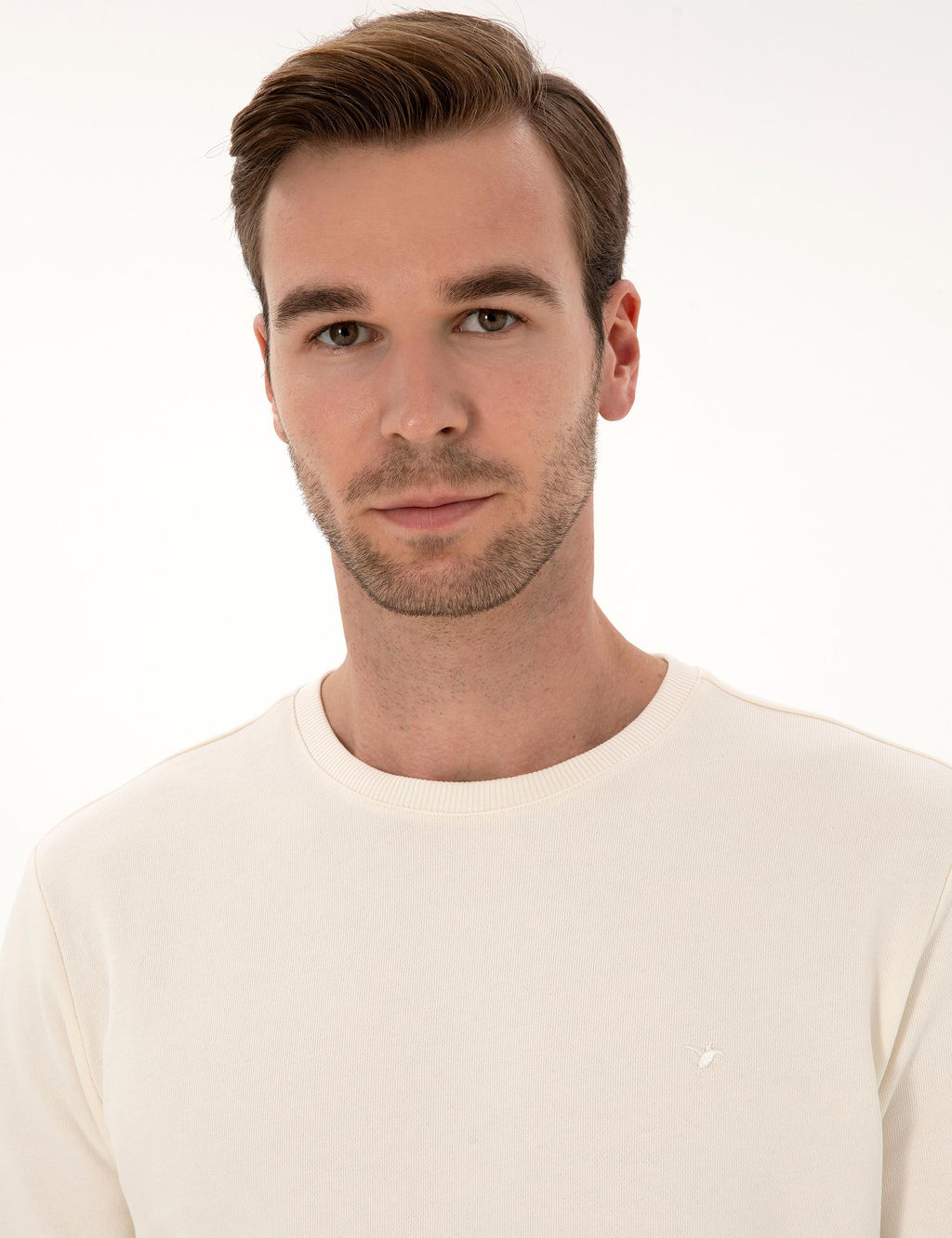 Ekru Regular Fit Sweatshirt