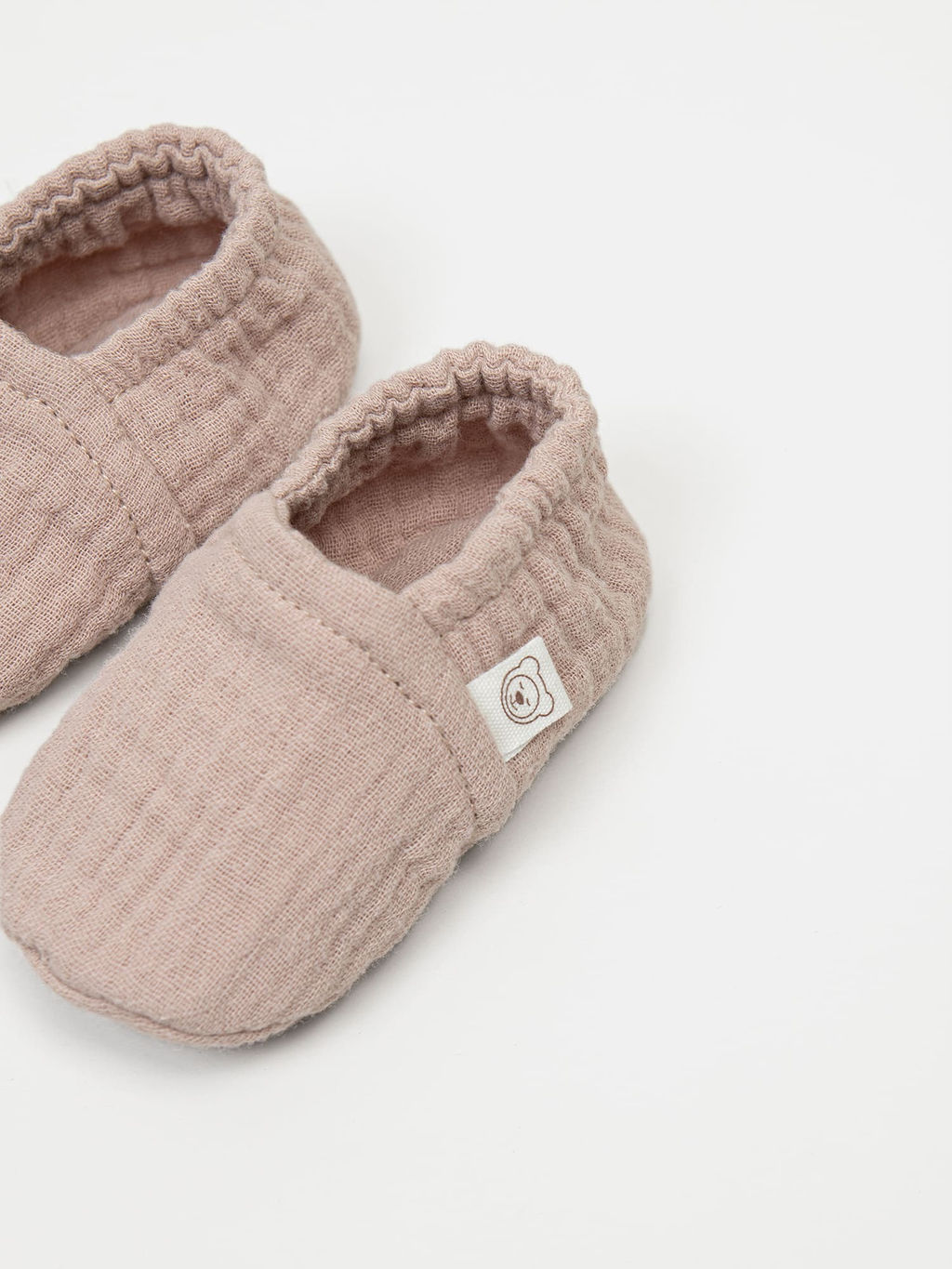 Пинетки муслиновые Латте 0+ - Bungly фото 3