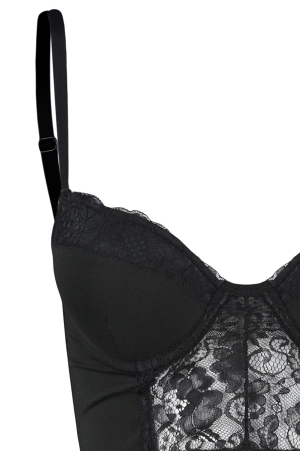 TRENDYOLMILLA Siyah Micro Dantelli Ip Ask?l? Ekstra Dolgulu/Push-Up Bustiyer Orme Sutyen THMAW24SU00022  фото 8