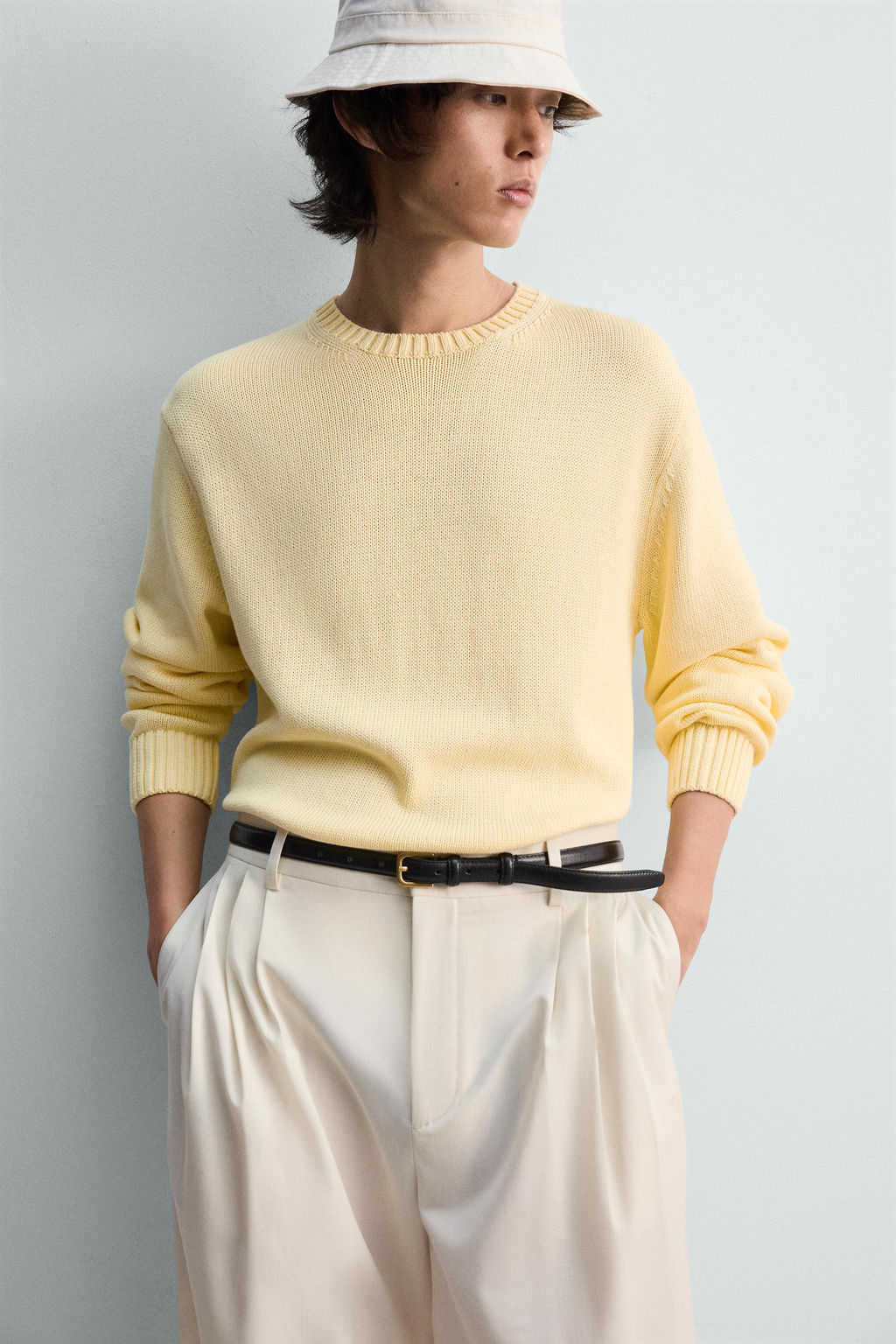 TEXTURED COTTON JUMPER - Zara фото 15