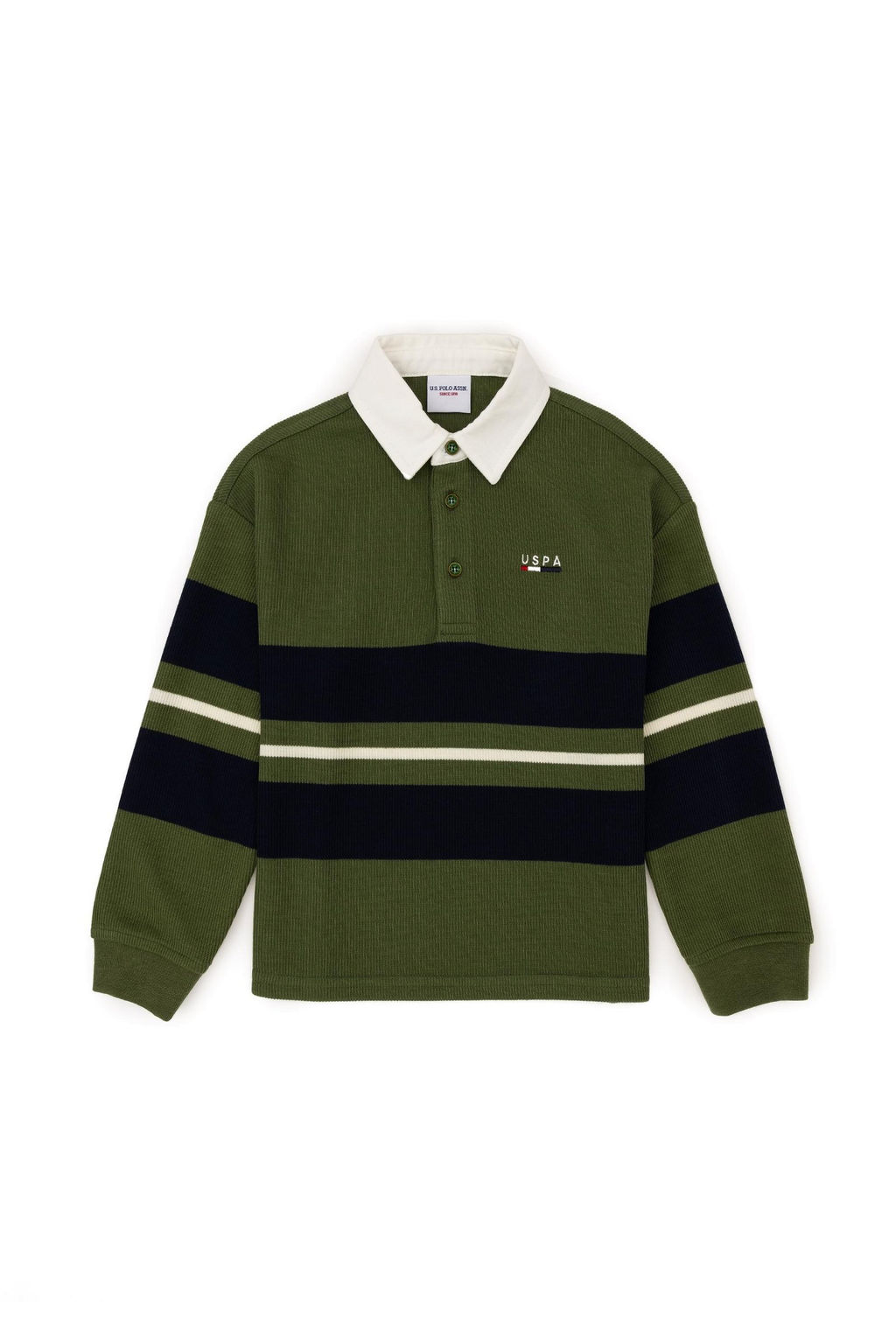 U. S. Polo Assn / Зеленый свитшот для мальчика