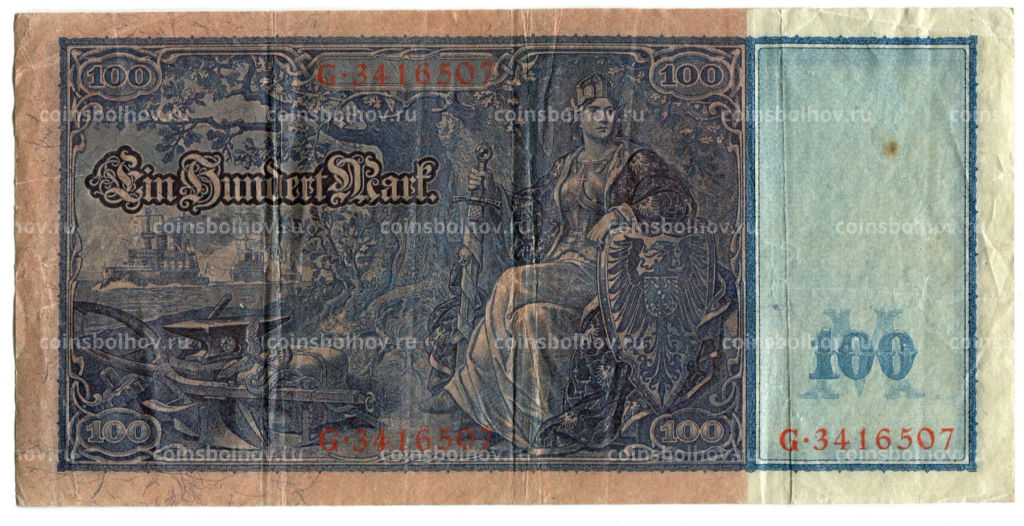 100 марок 1910 года Германия