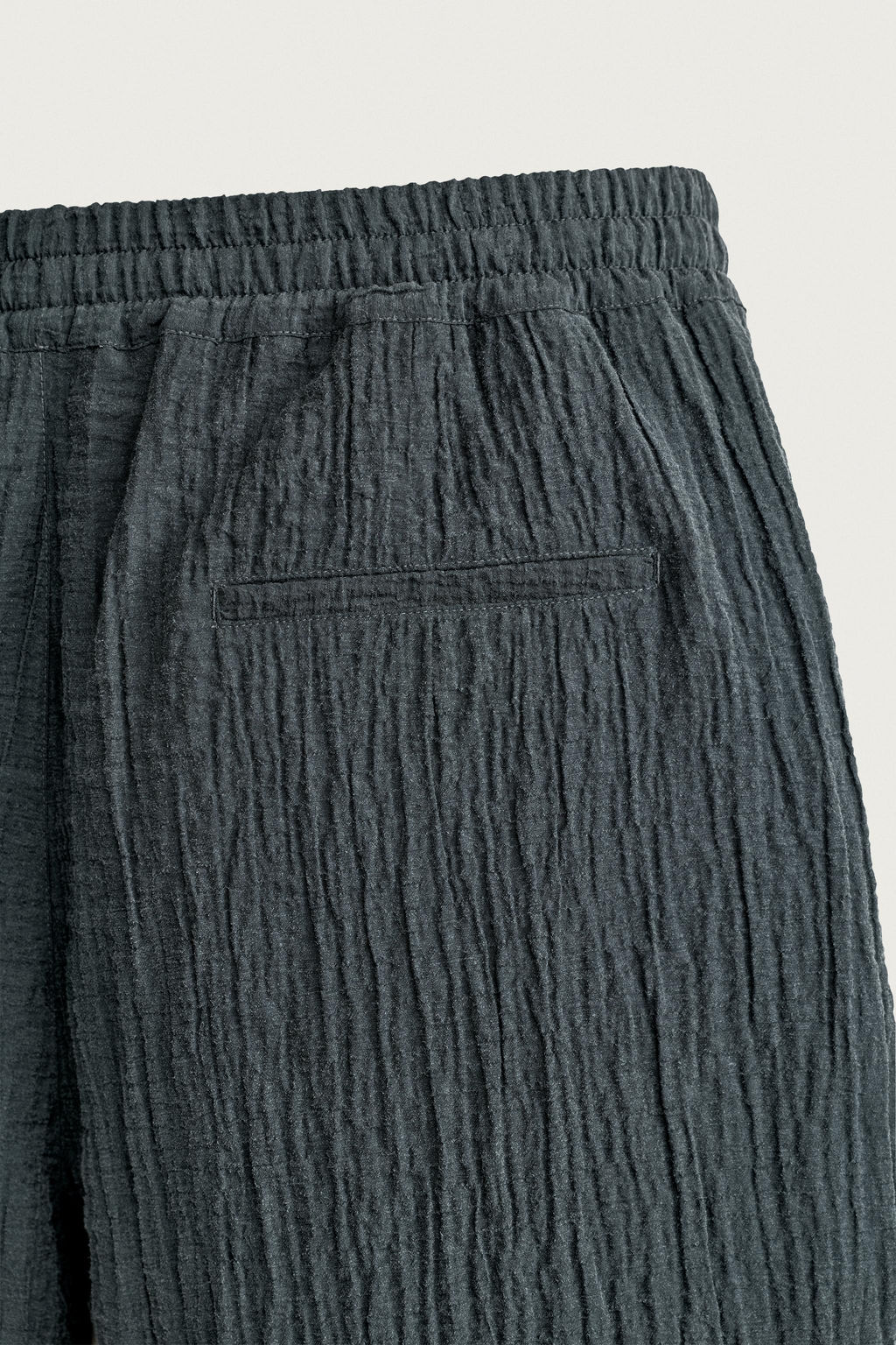 BERMUDA RELAXED FIT RELIEVE / Azul - Zara фото 10
