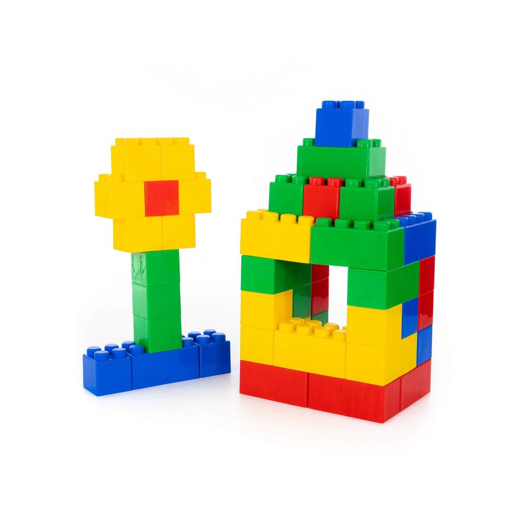 Конструктор строительный XXL, 45 элементов - Полесье фото 5