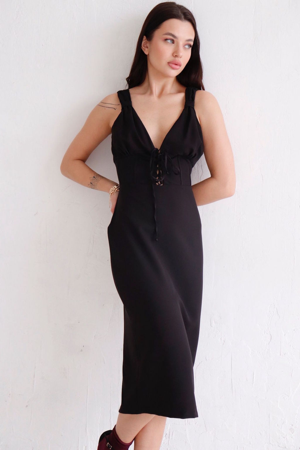 Платье вечернее чёрное - Martichelli фото 14