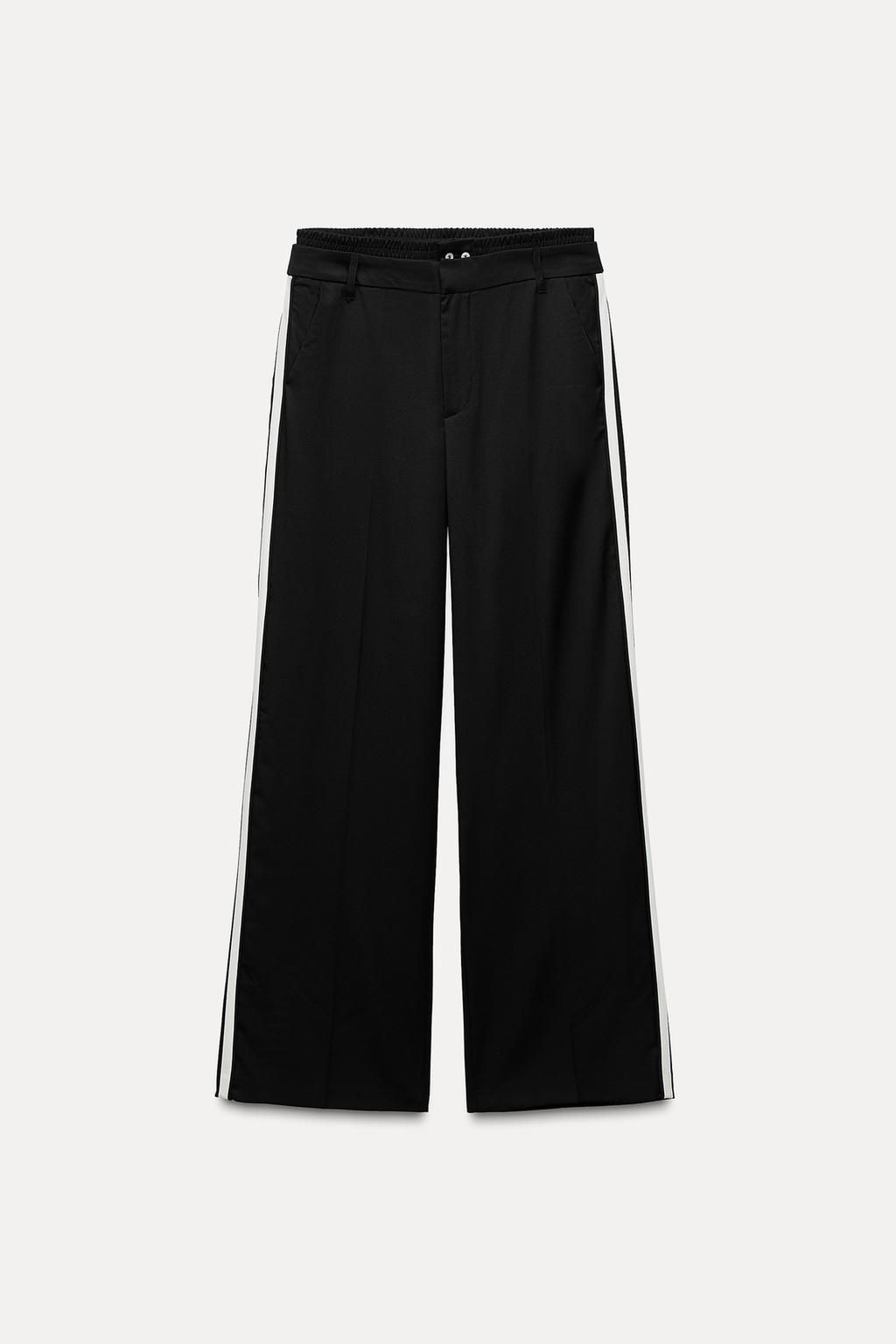 PINSTRIPE TROUSERS WITH BOXER DETAIL - Zara фото 13