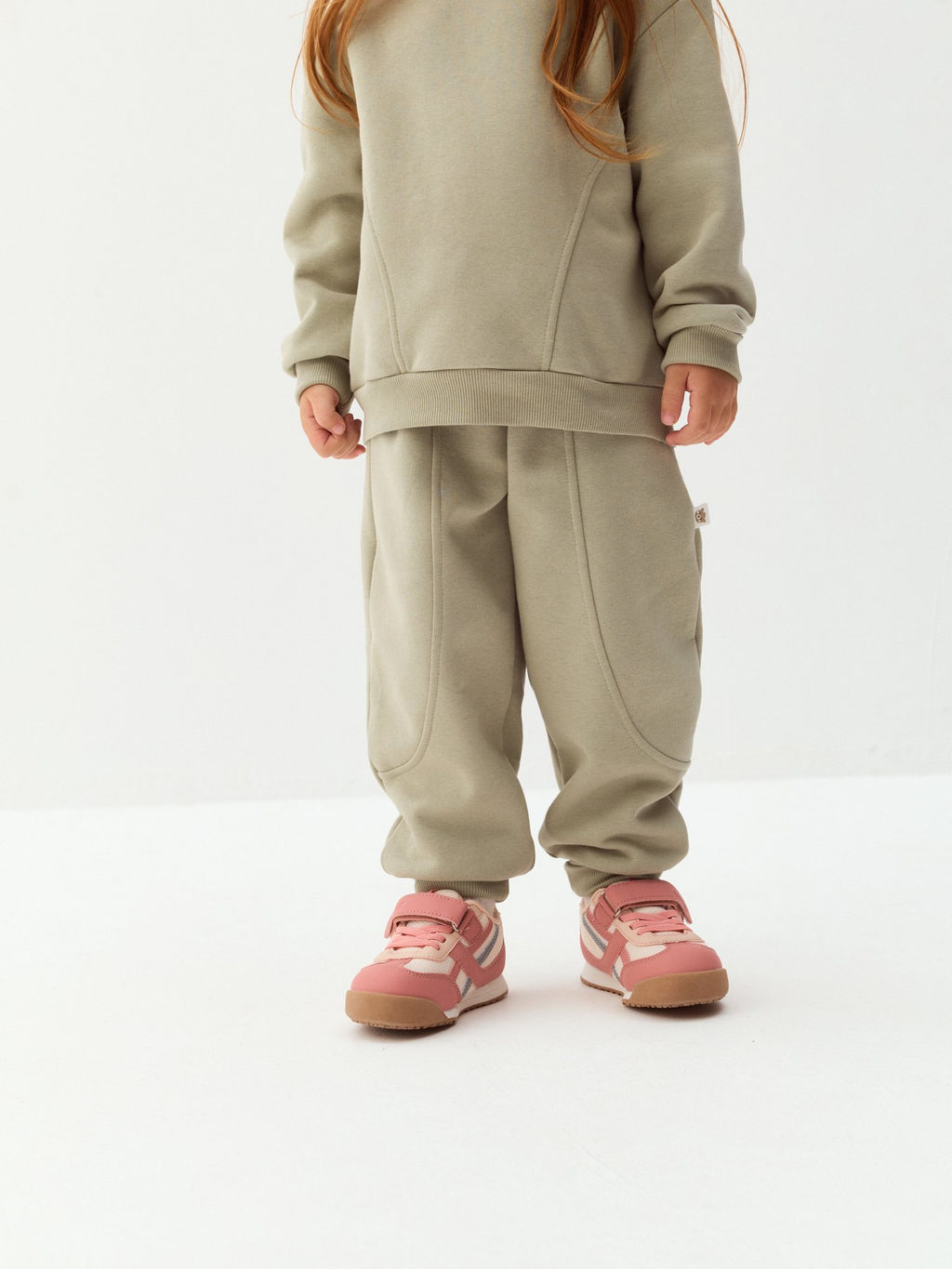 Джоггеры Шалфей утепленные 0+ - Bungly фото 2