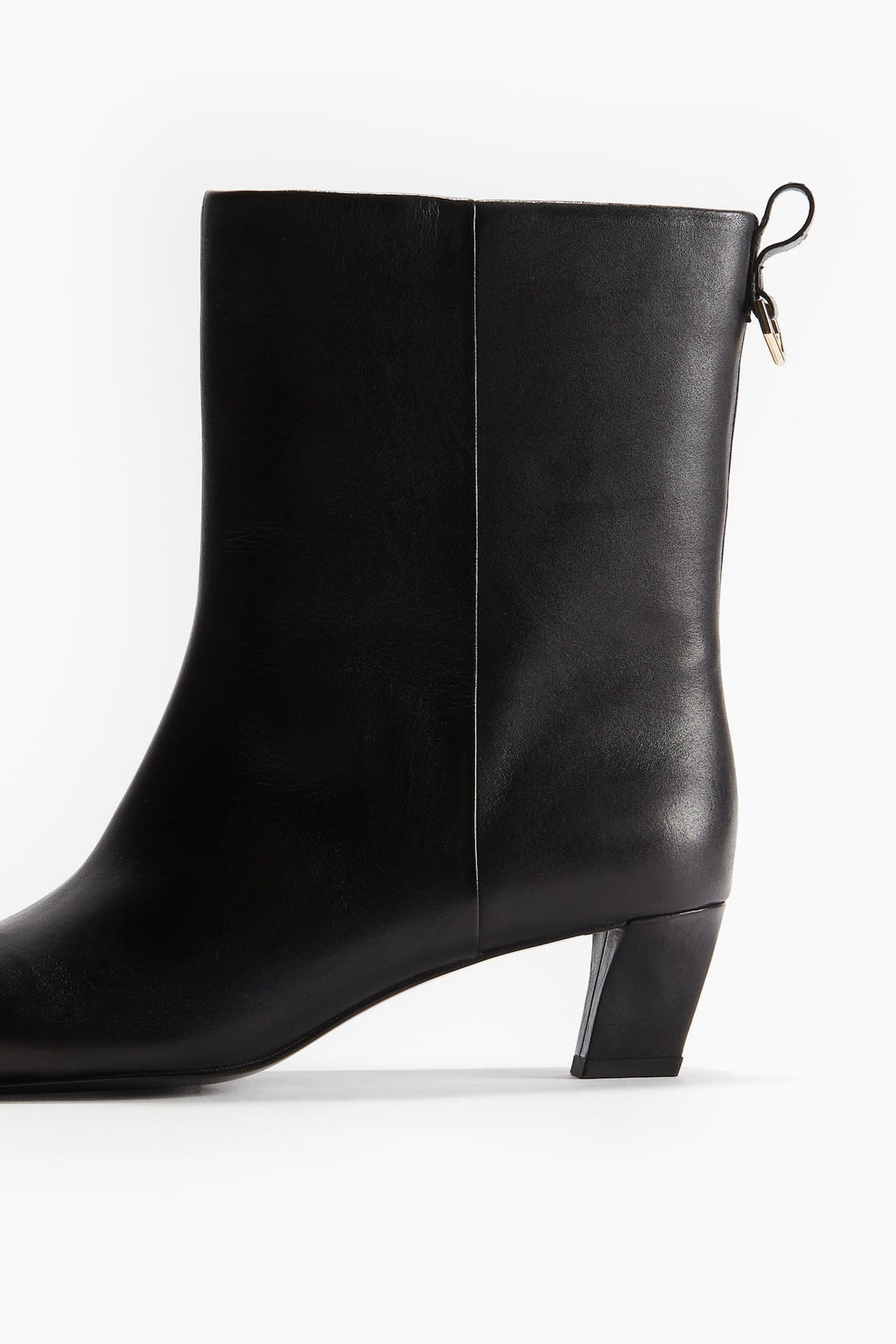 Botines de piel con tacon - H&m фото 3