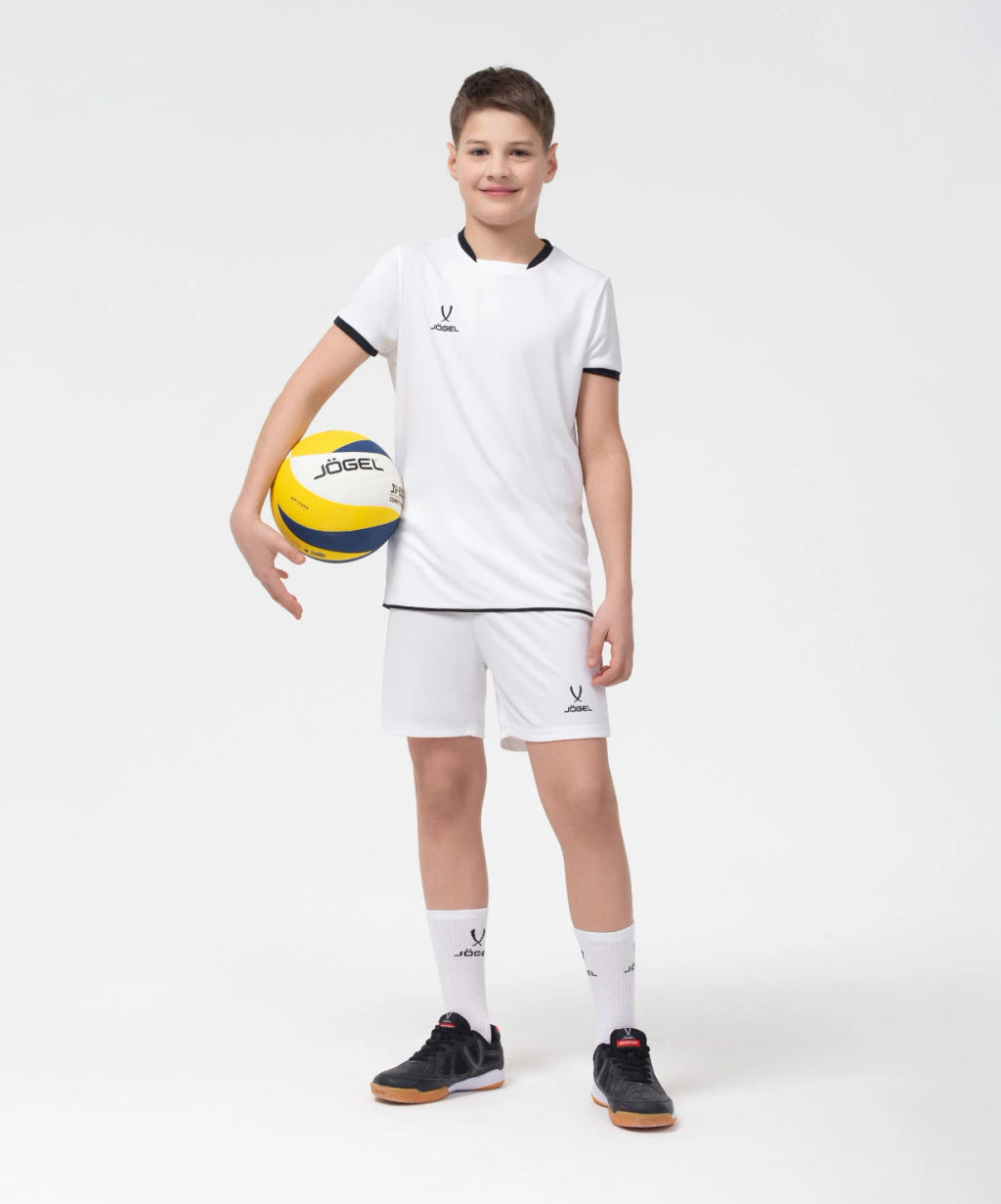 Футболка волейбольная JOGEL CAMP, белый, детский  фото 5
