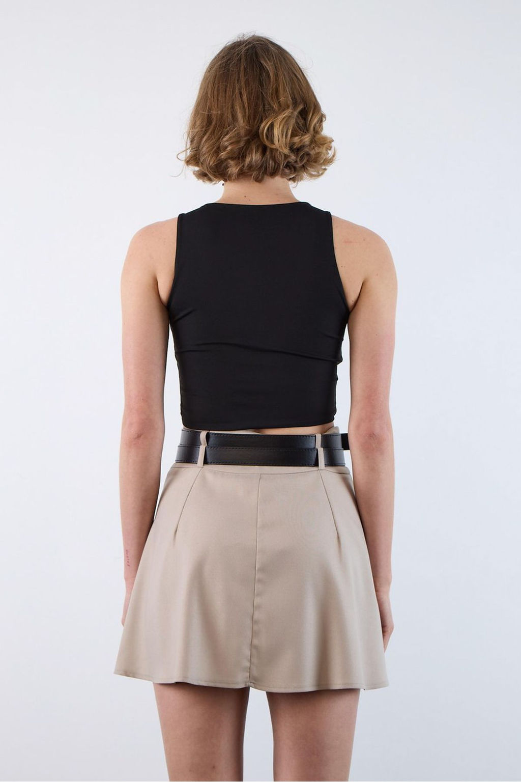 Tas Cift Kemerli Piliseli Mini Dokuma Etek TWOAW26ET00072 - Trendyolmilla фото 5