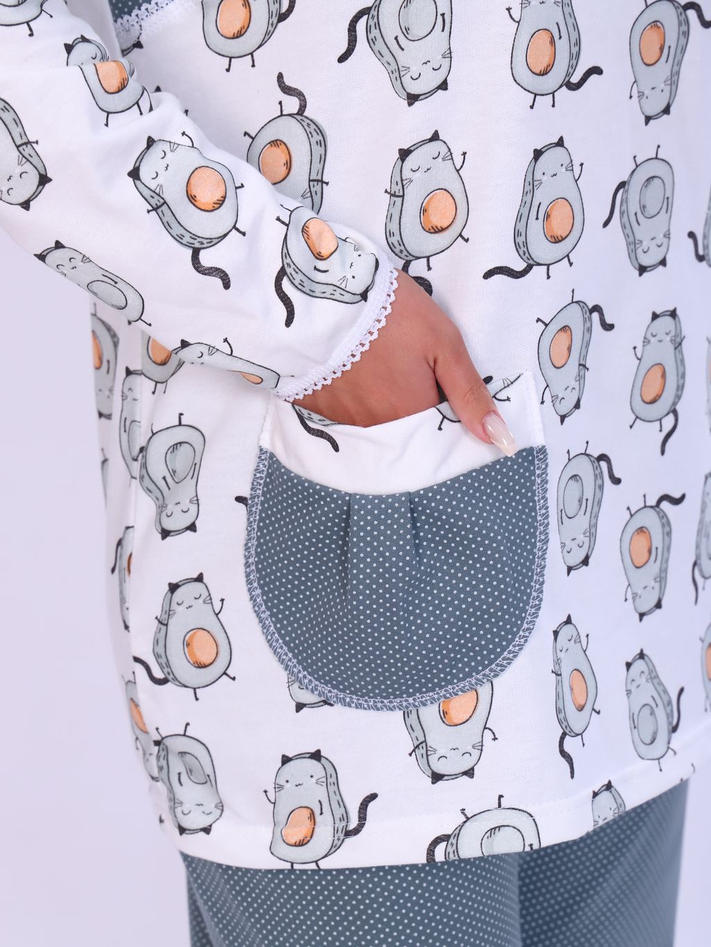 М42 Пижама со светлыми рукавами - Иванушка-трикотаж фото 3