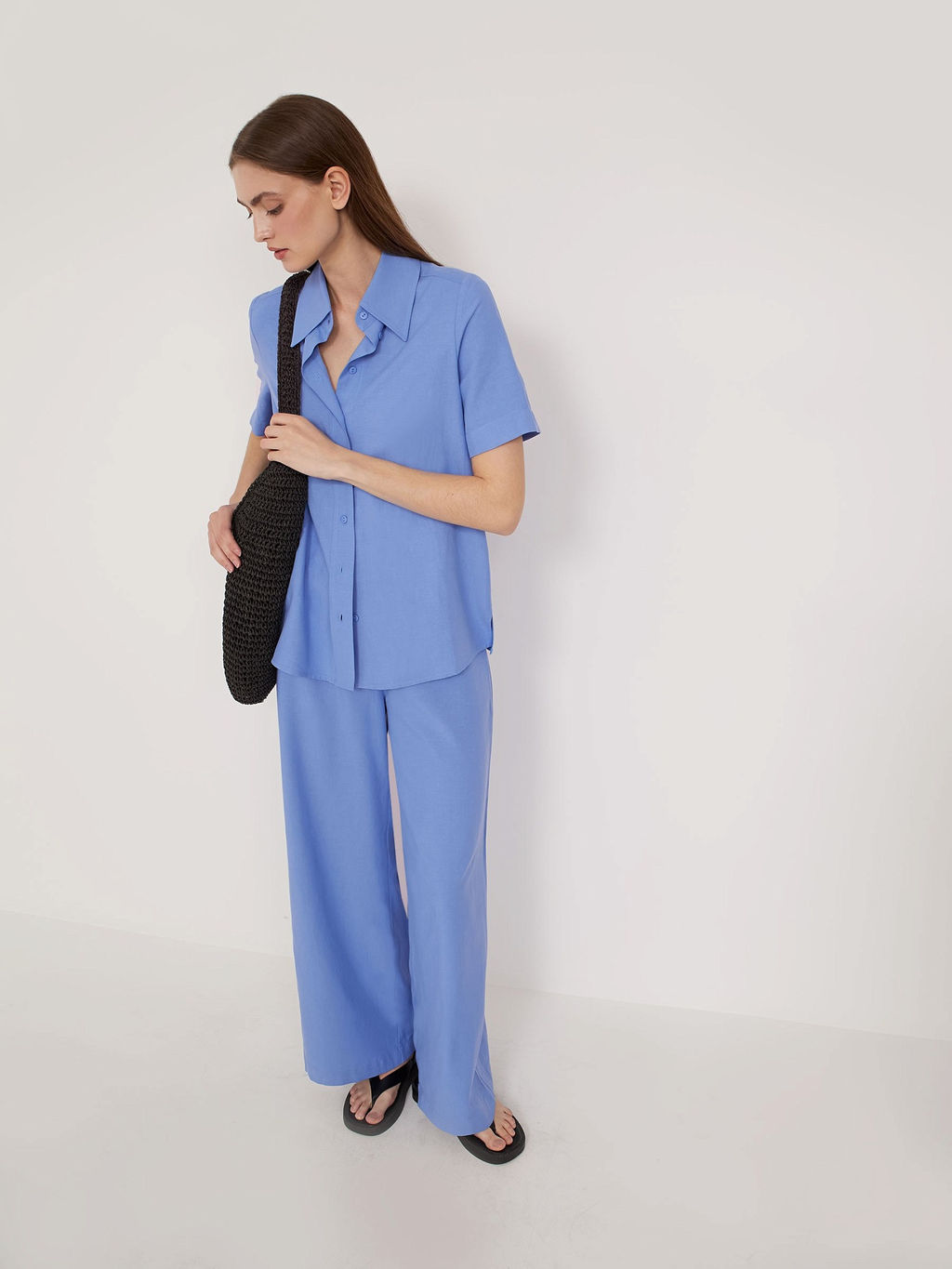 Рубашка с коротким рукавом B2849/orpine - Emka фото 2