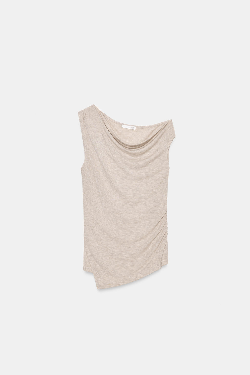 TOP ASIM?TRICO DRAPEADO. / Arena / Vigor? - Zara фото 6