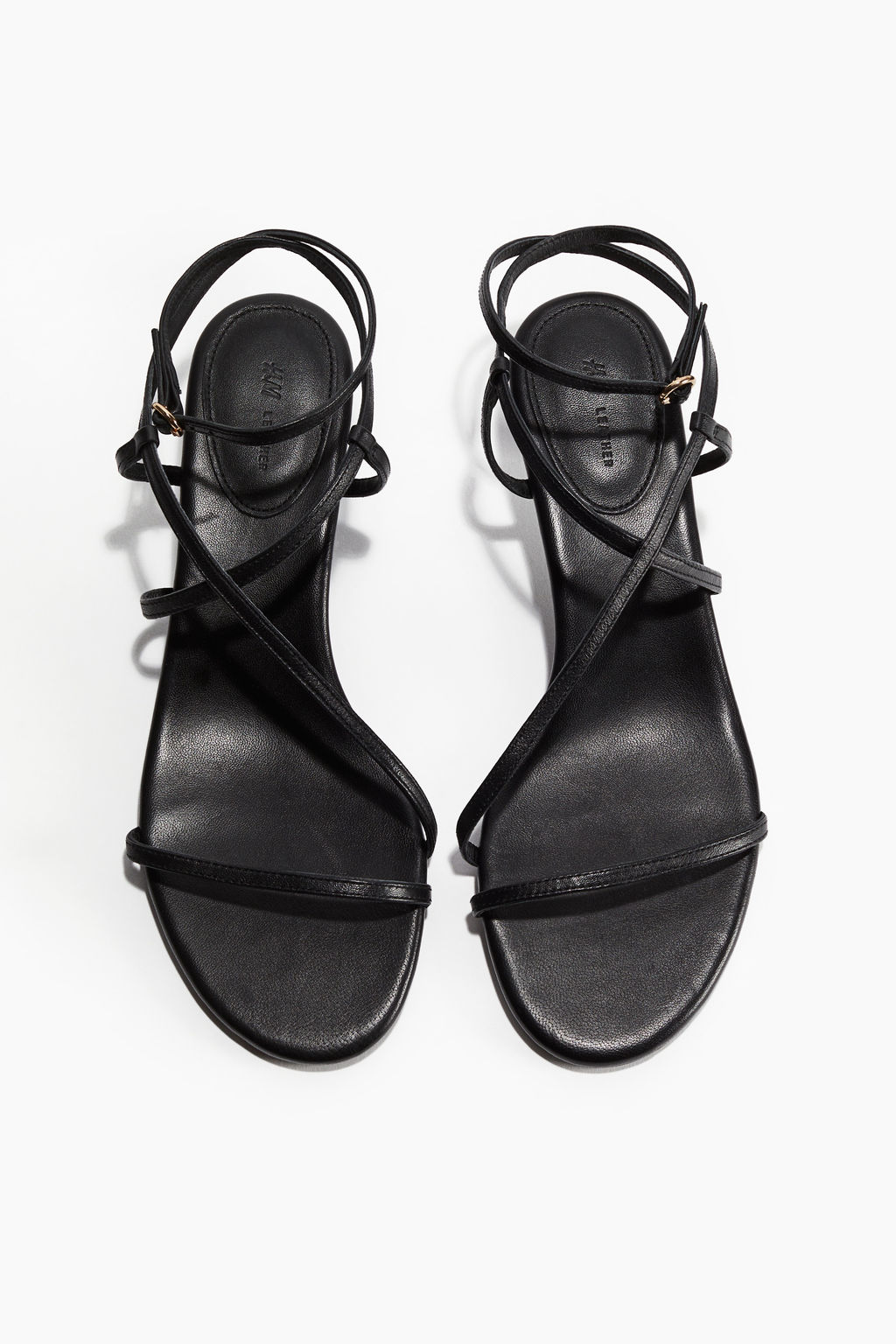 Sandalias de piel con tac?n kitten - H&m фото 3