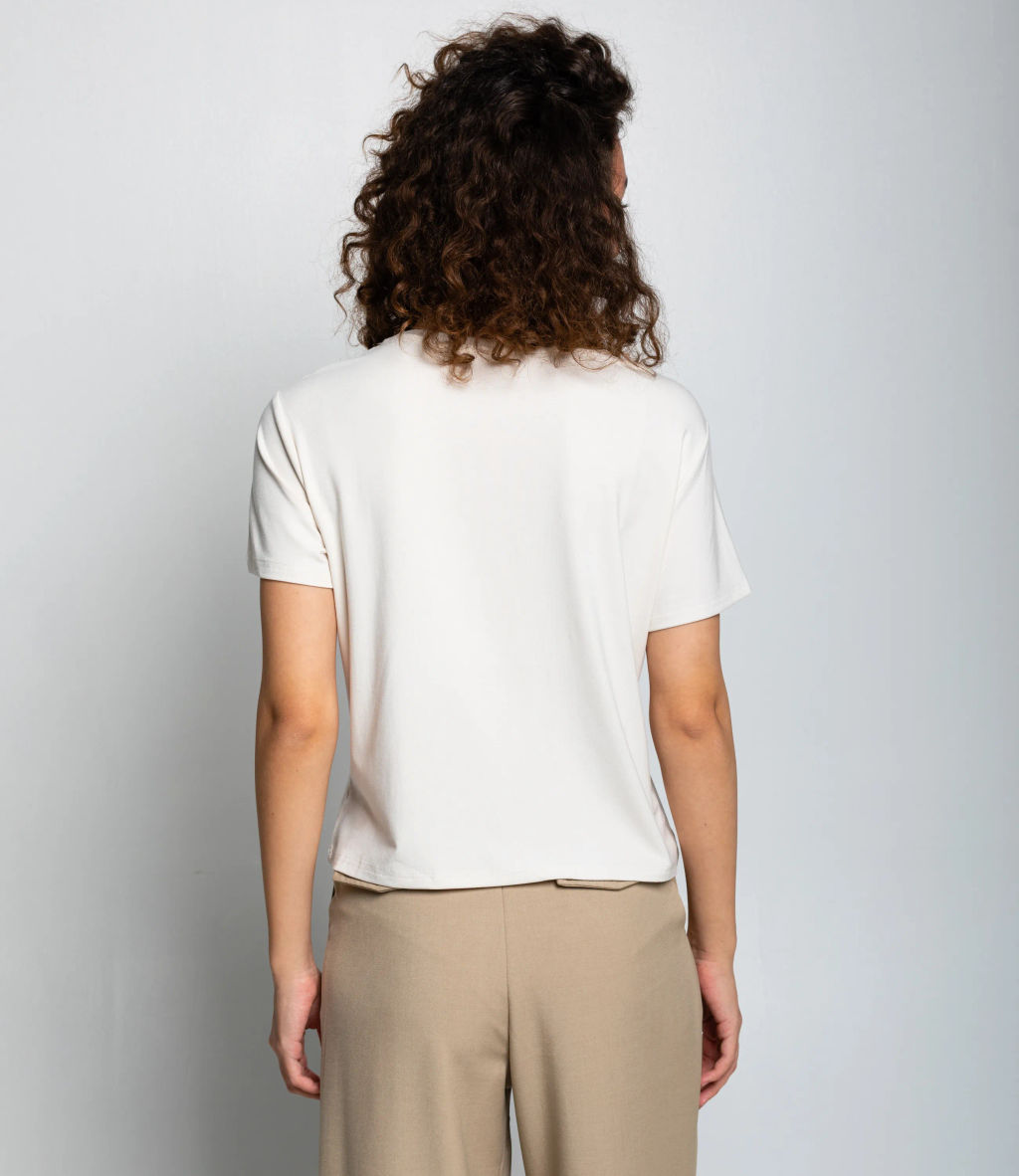 Футболка #КТ511 (5), светло-бежевый - Dommod фото 3