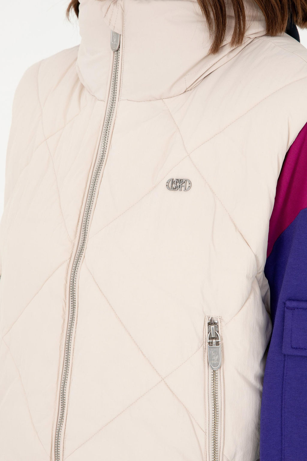 Женский кремовый жилет Неожиданная скидка в корзине - U.s. polo assn фото 7