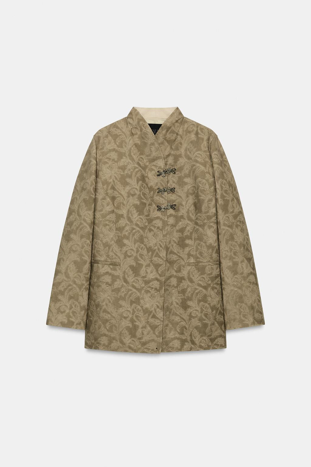 JACQUARD FIREMAN CLASP BLAZER ZW COLLECTION - Zara фото 4