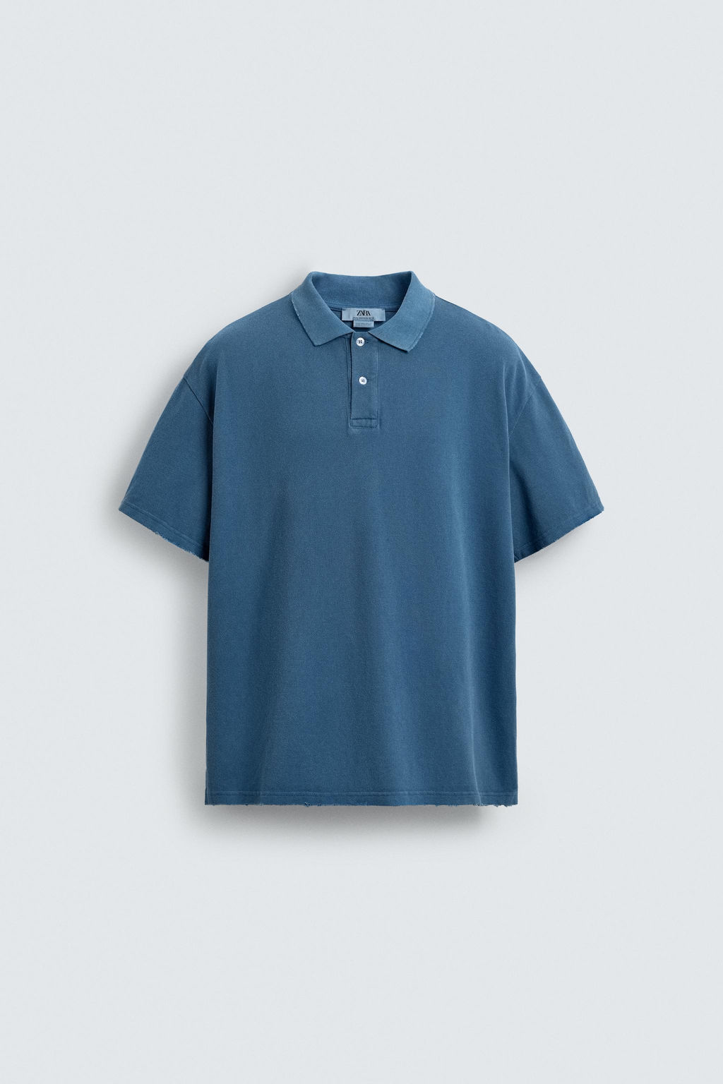 WASHED PIQU_ POLO SHIRT - Zara фото 15