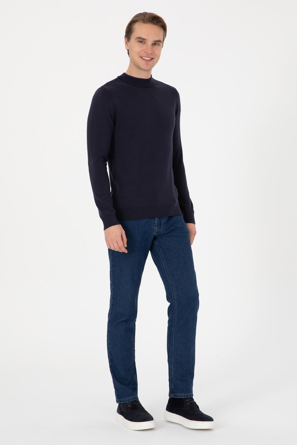 Erkek Lacivert Basic Kazak - U.s. polo assn фото 4