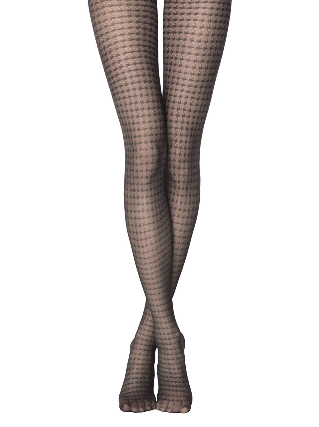 Колготки фантазийные CONTE Колготки с рисунком гусиная лапка ENCORE grafit - Conte elegant фото 2