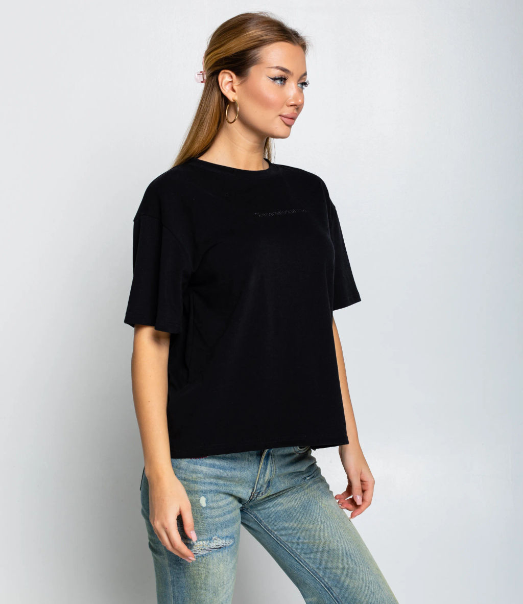 Футболка #КТ8037, чёрный - Dommod фото 2