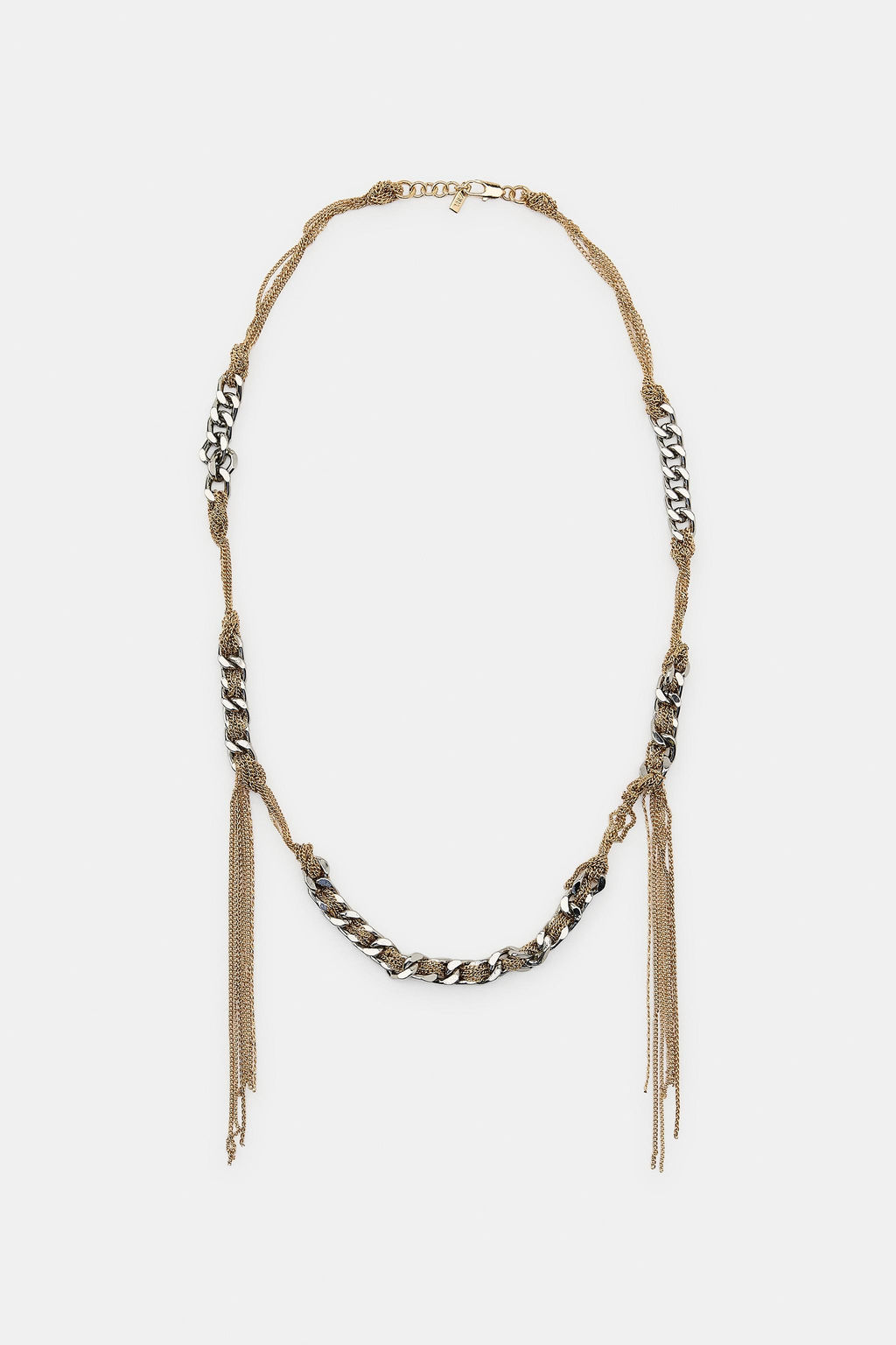 CONTRAST CHAIN NECKLACE - Zara фото 2