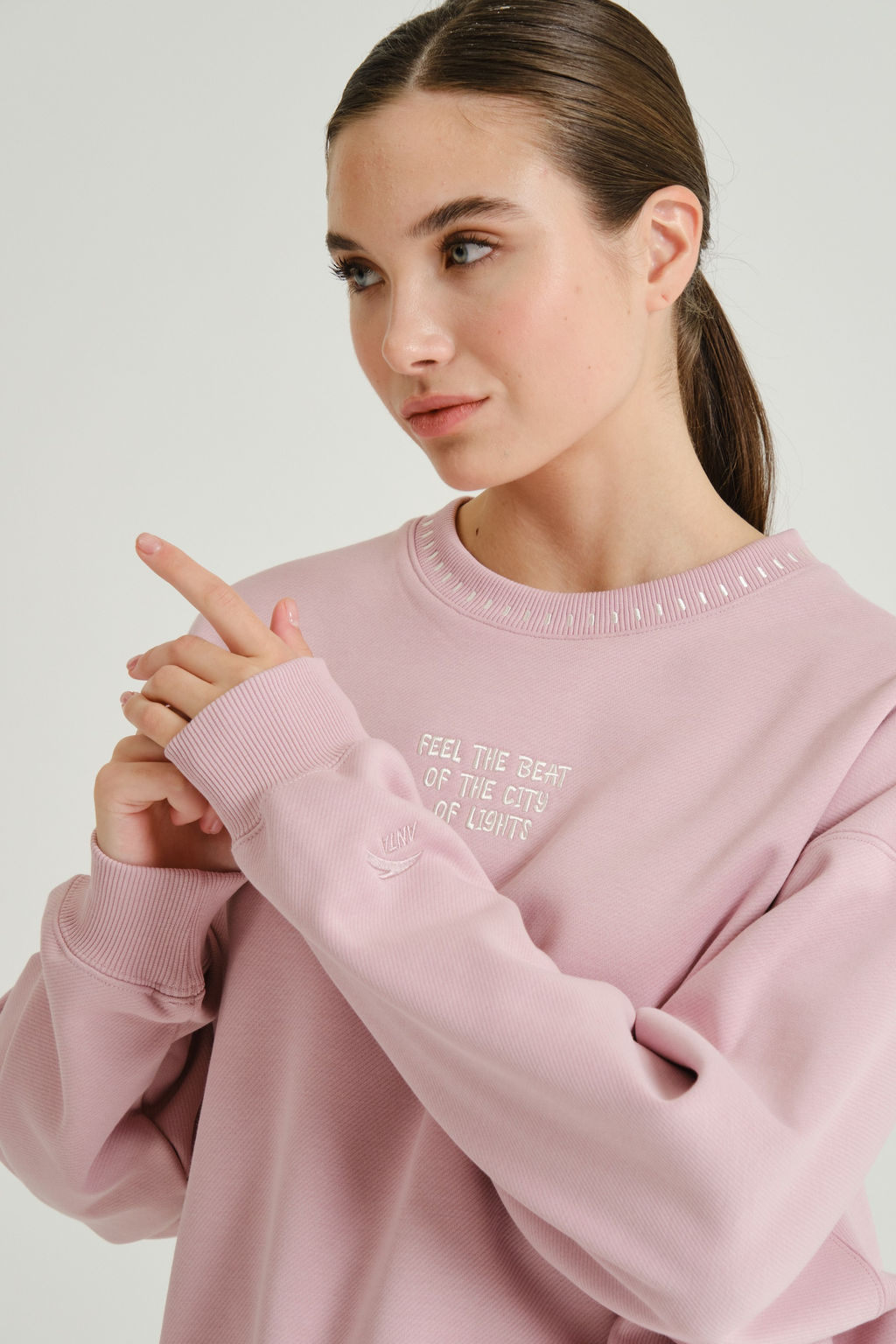 Свитшот утепленный Розовый FREEZE Sweatshirt