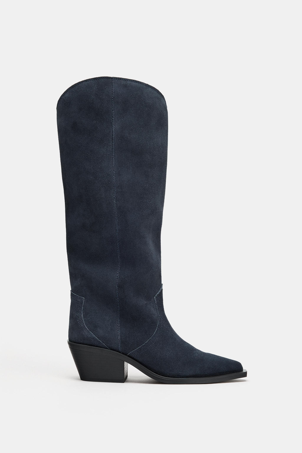 BOTA COWBOY SERRAJE / Azul - Zara фото 10
