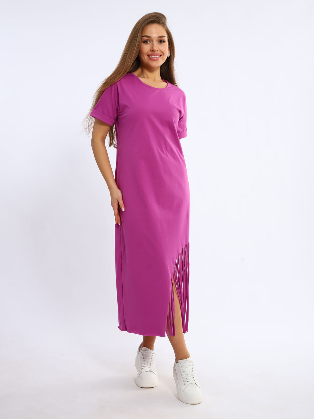 Платье женское 4-108в (лиловый)