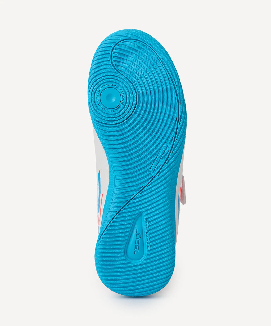 Бутсы зальные JOGEL Evofly IN Talant White/blue, детский  фото 5