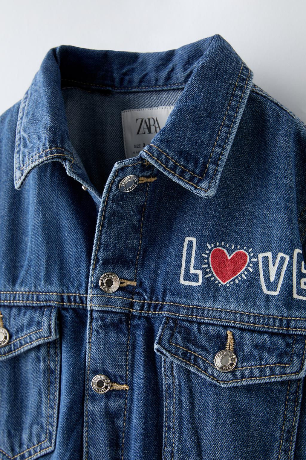 KEITH HARING ® DENIM JACKET - Zara фото 3