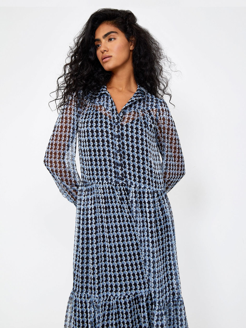 Платье со сборками PL1354/jitty - Emka фото 4