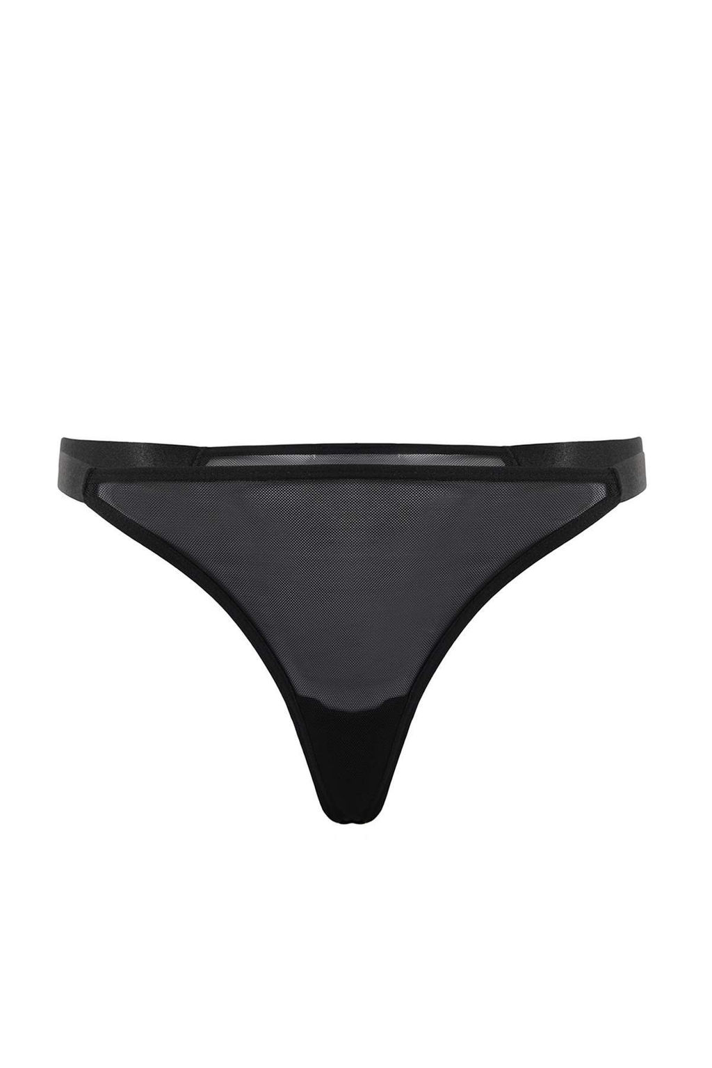 Siyah-Cok Renkli 3lu Tul Cilek Bask?l? Tanga Kulot THMSS26KU00015