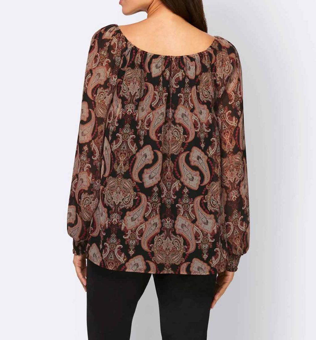 Блузка, черно-красная - Ashley brooke фото 4