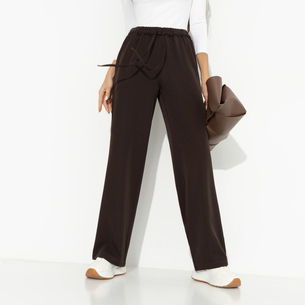 Брюки на резинке Оглушительный успех (brown) - Charutti фото 10
