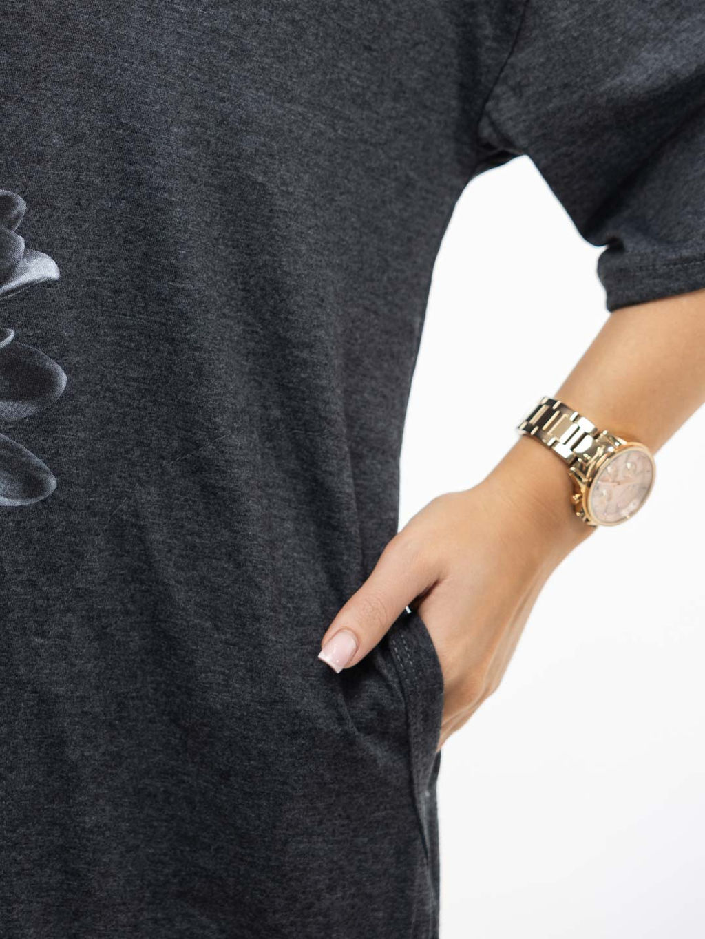 Туника женская, цвет серый