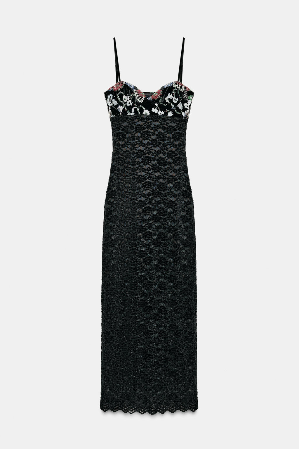 LACE EMBROIDERED DRESS - Zara фото 6