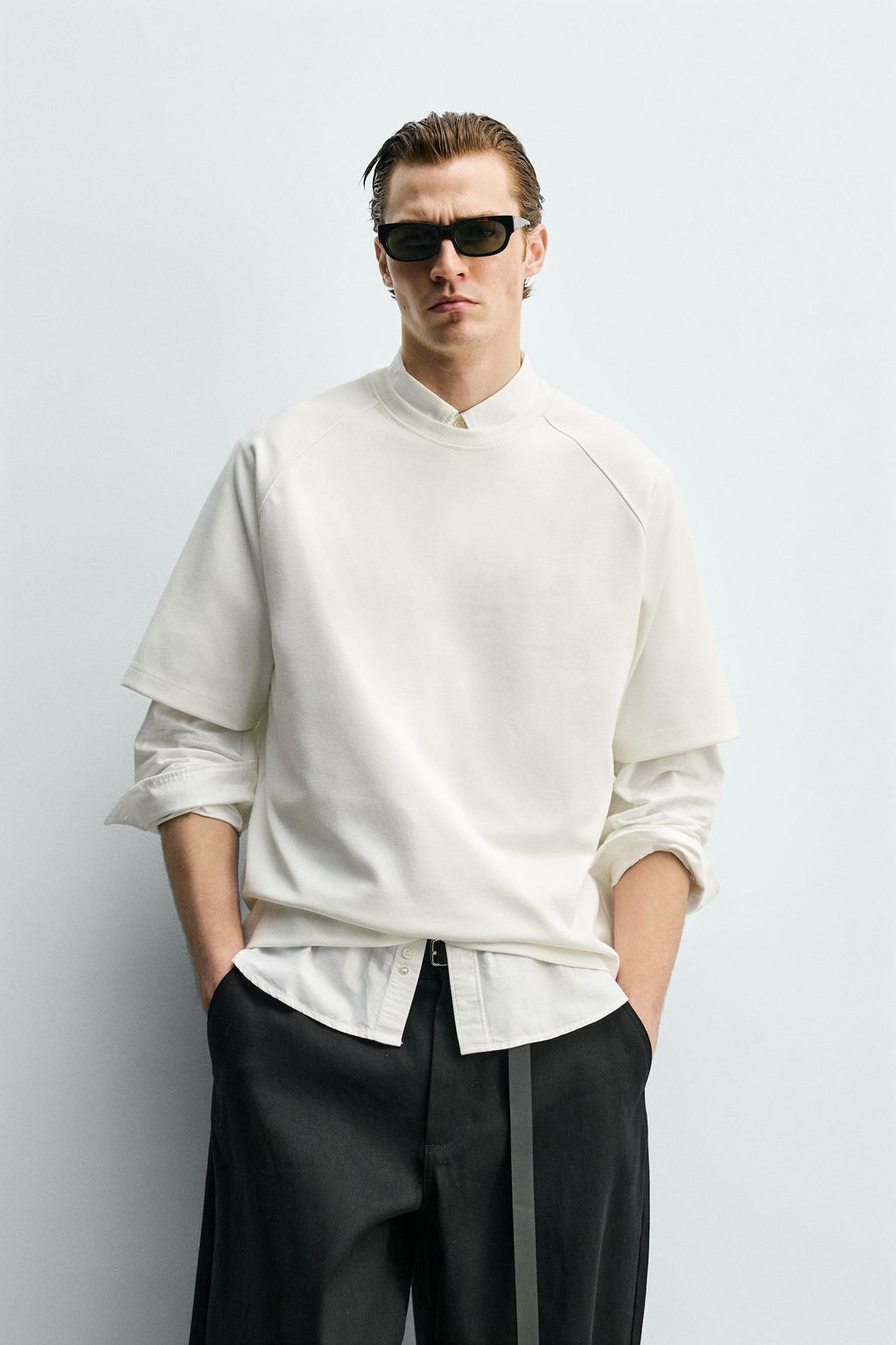 INTERLOCK PIPING T-SHIRT - Zara фото 2