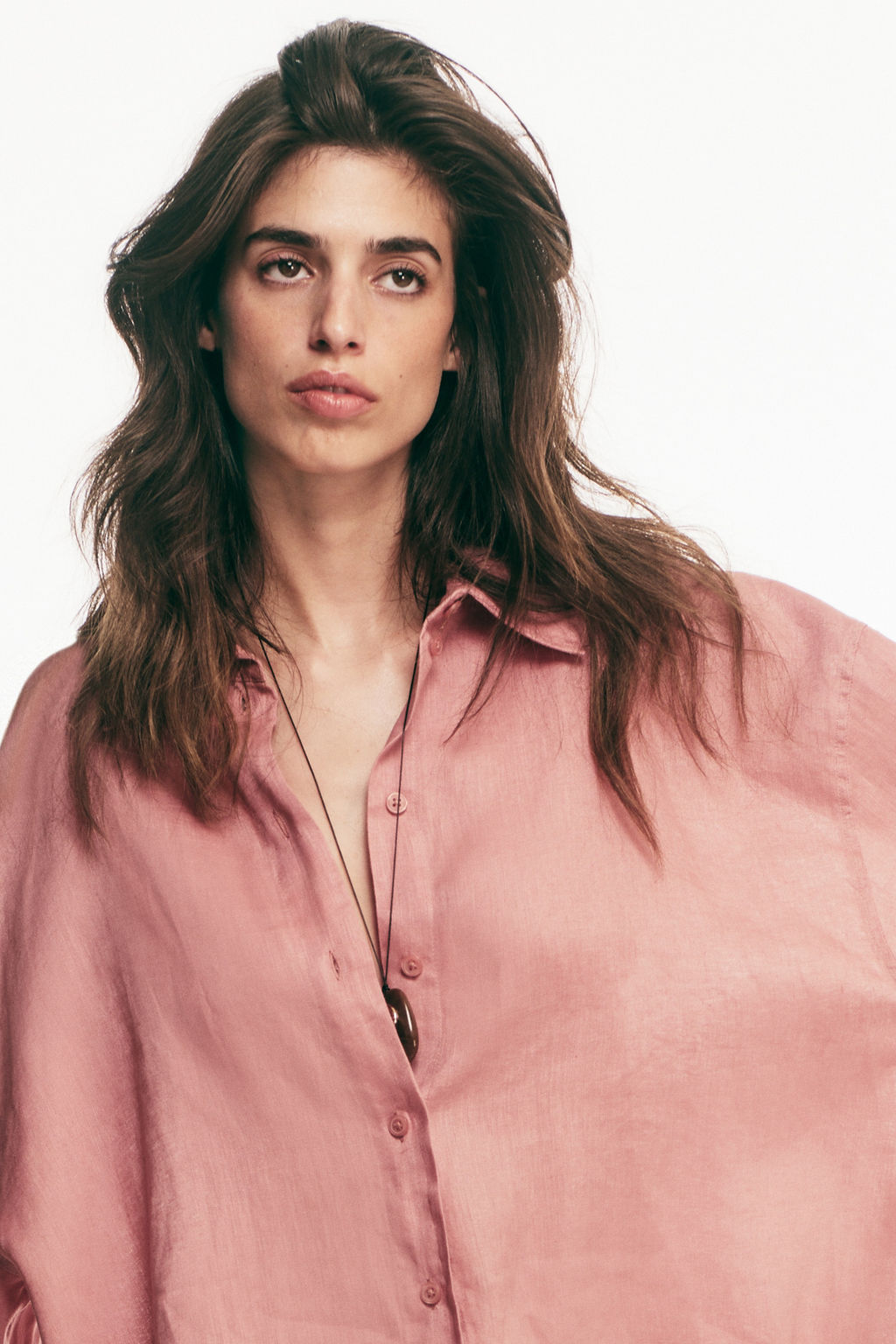 Camisa oversize de lino - H&m фото 5
