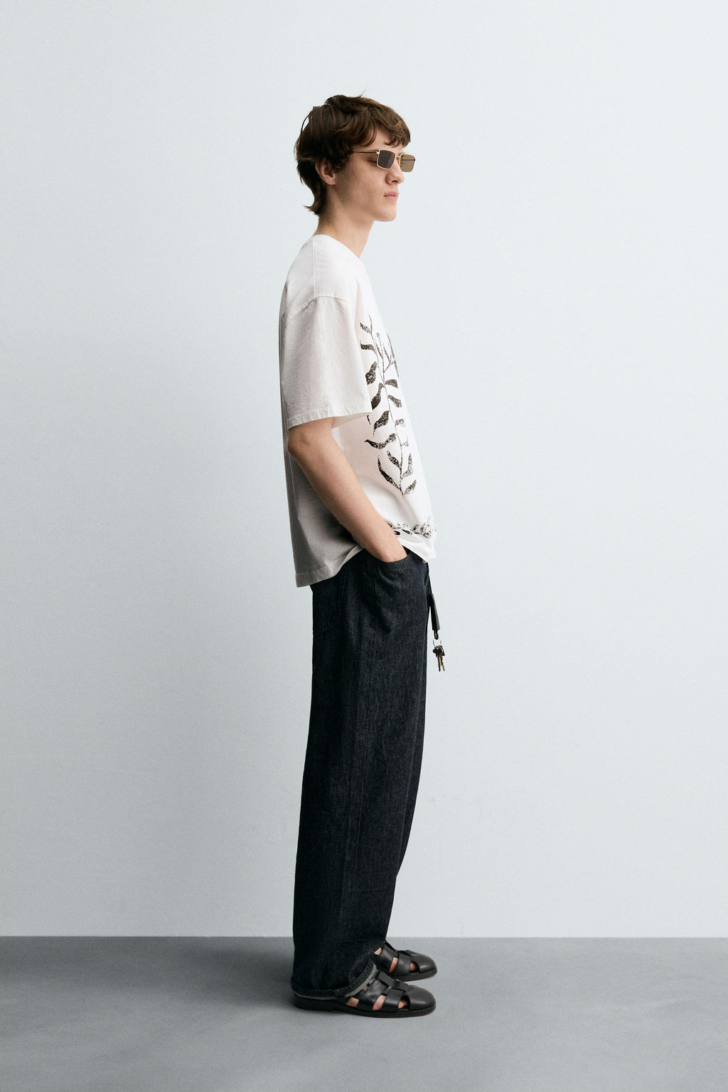 CONTRAST PRINT T-SHIRT - Zara фото 4