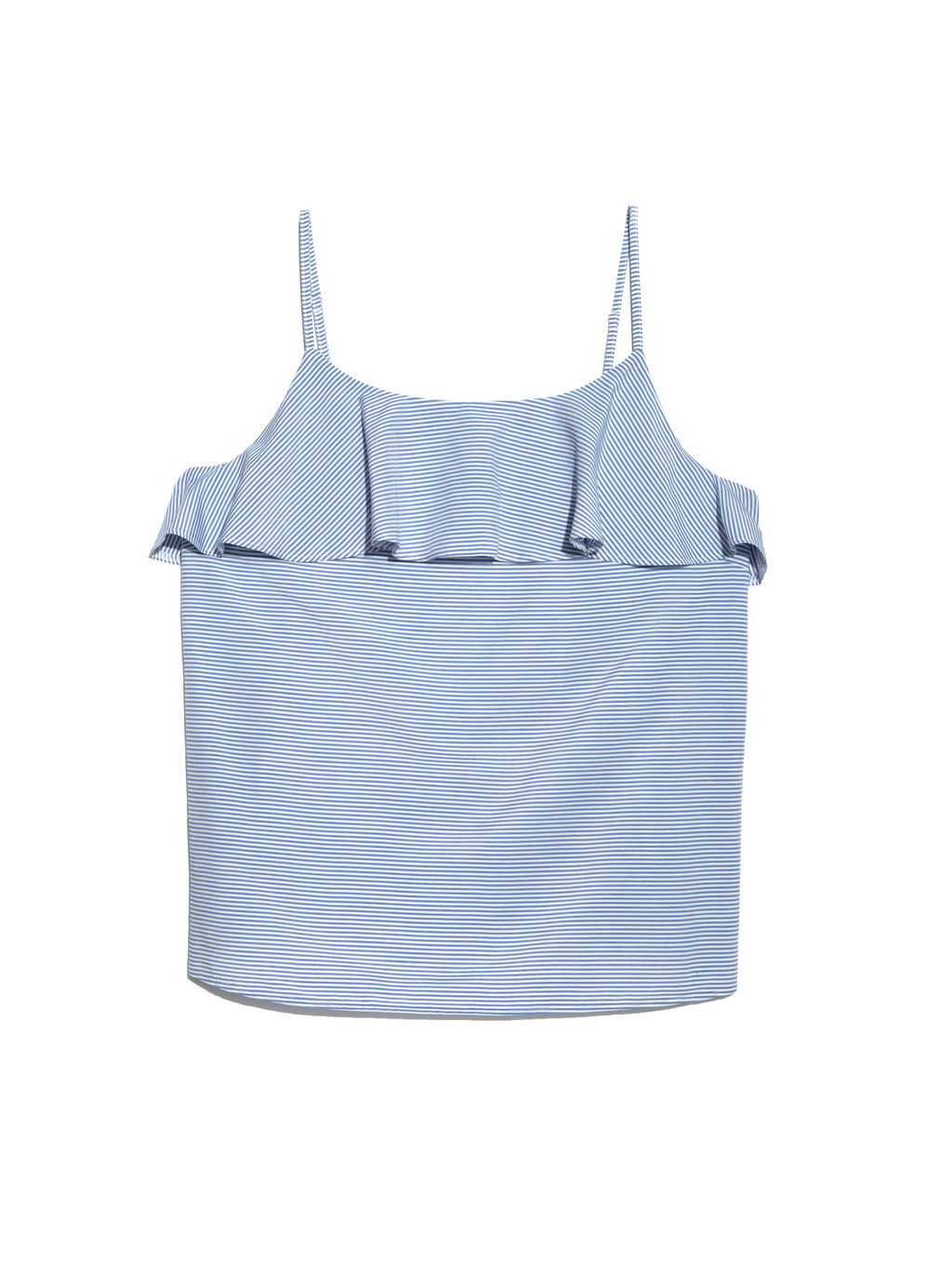CONTE Стильный топ на тонких бретелях LBL 910 white-blue - Conte elegant фото 4