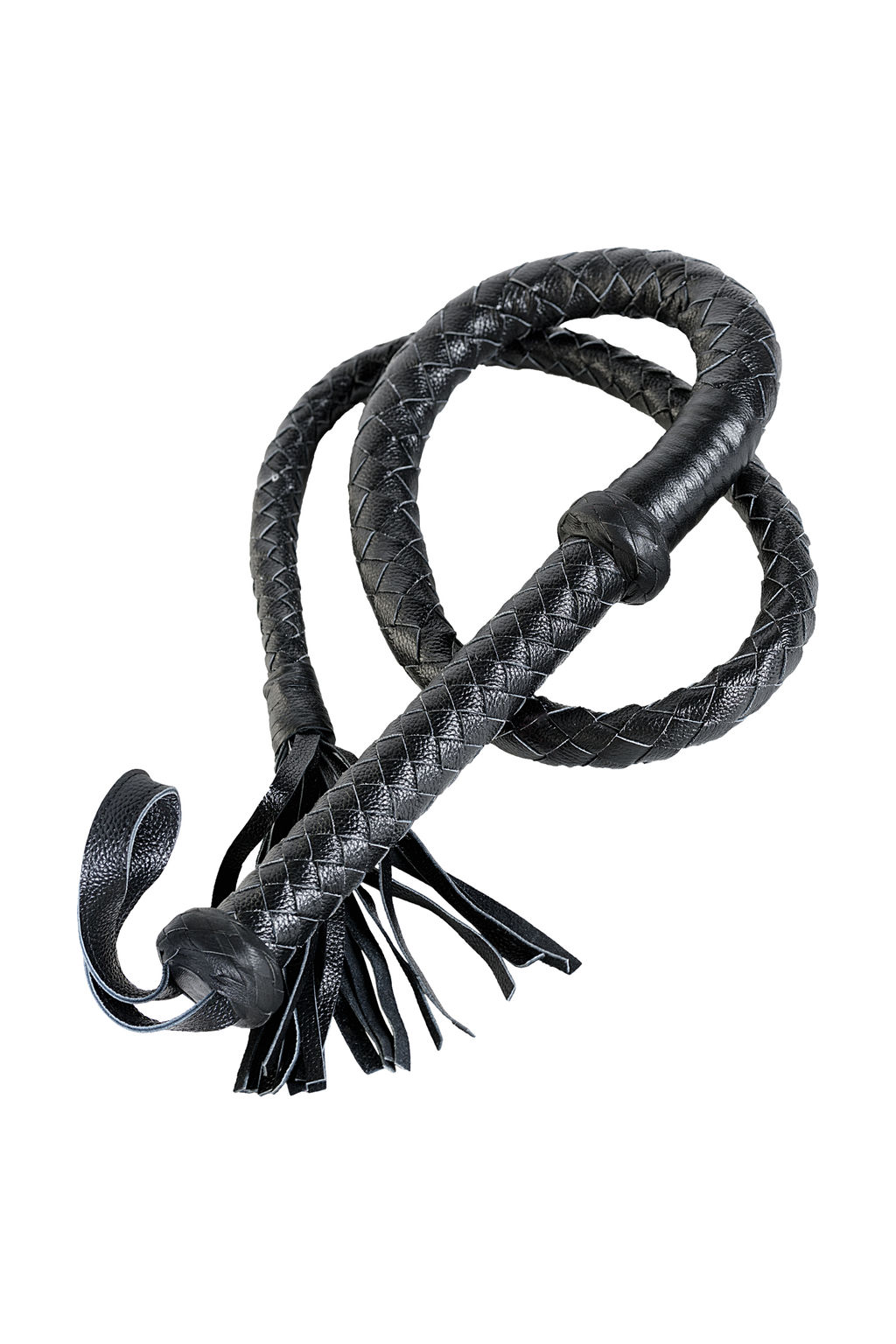 Кнут Плеть TOYFA Theatre кожаный, cерый, 1,75 м  фото 2